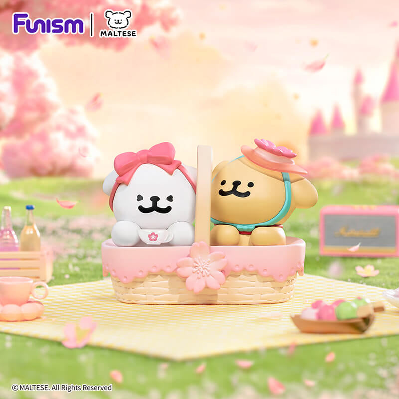 Figurine Mystère Maltese Cherry Blossoms – Collection Sakura