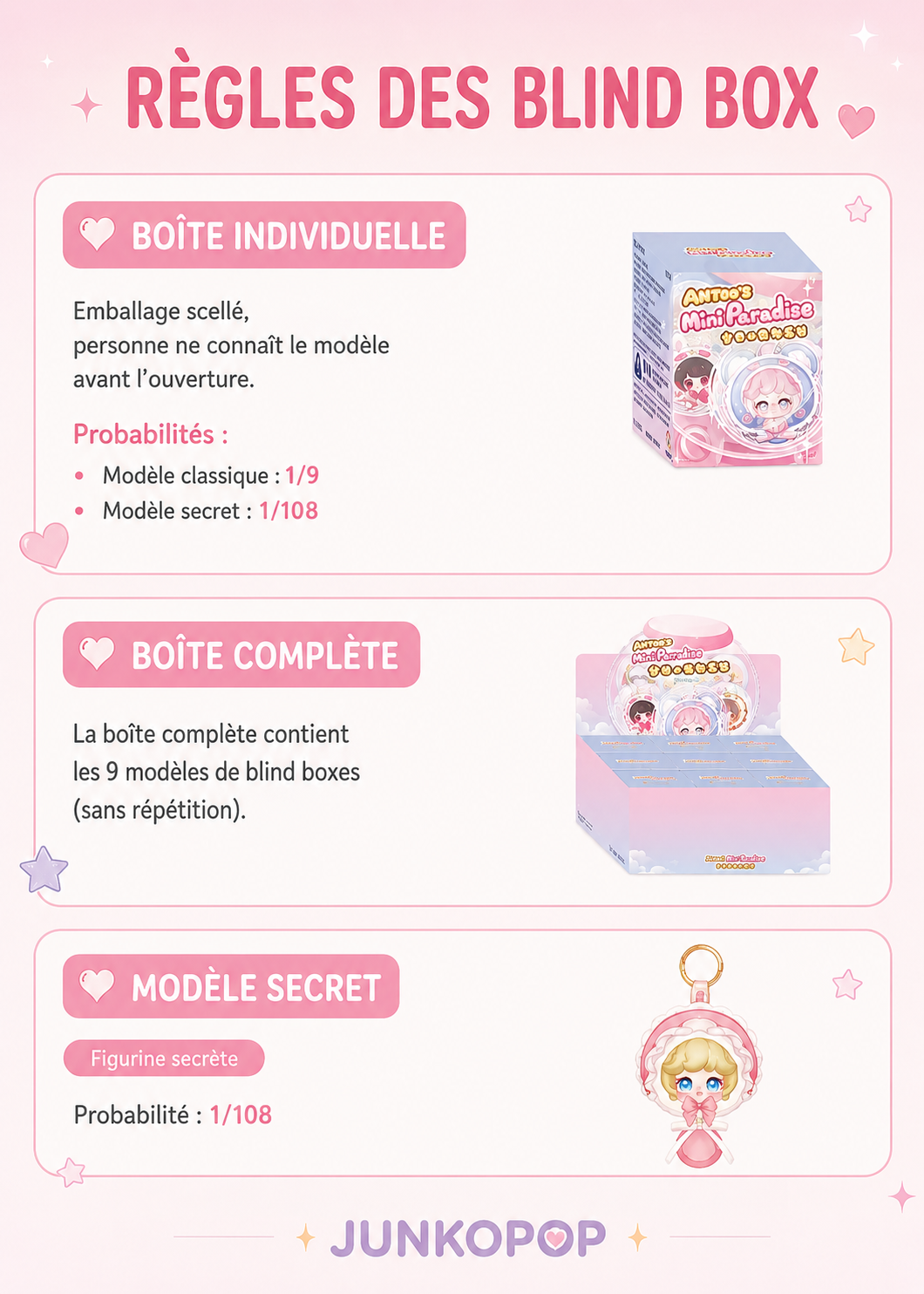 ANTOO’S– Mini paradise blind box peluche strap