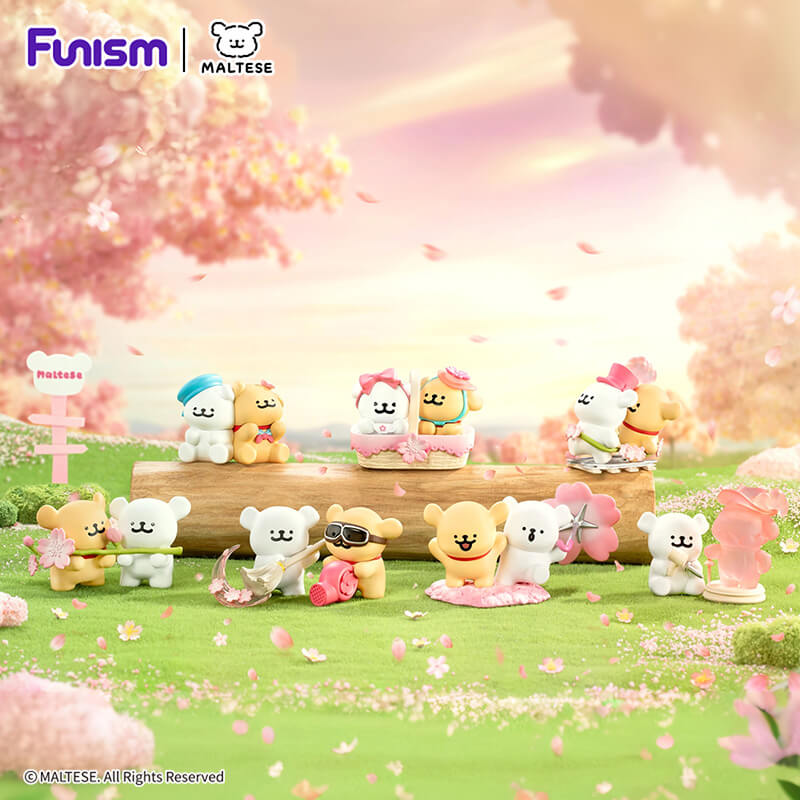 Figurine Mystère Maltese Cherry Blossoms – Collection Sakura
