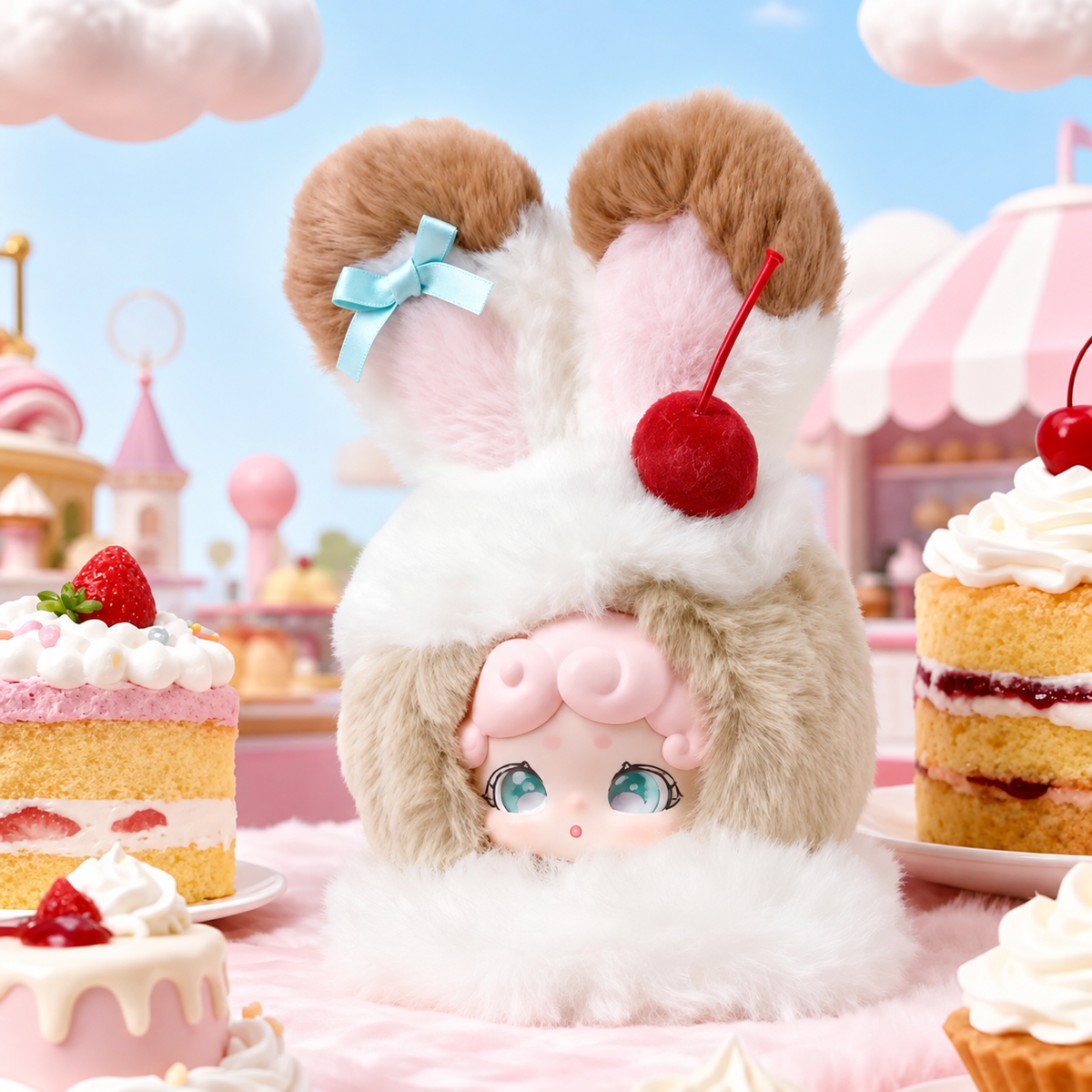 Blind Box Lucky Deer Nai – Série Rongrong Ice peluche
