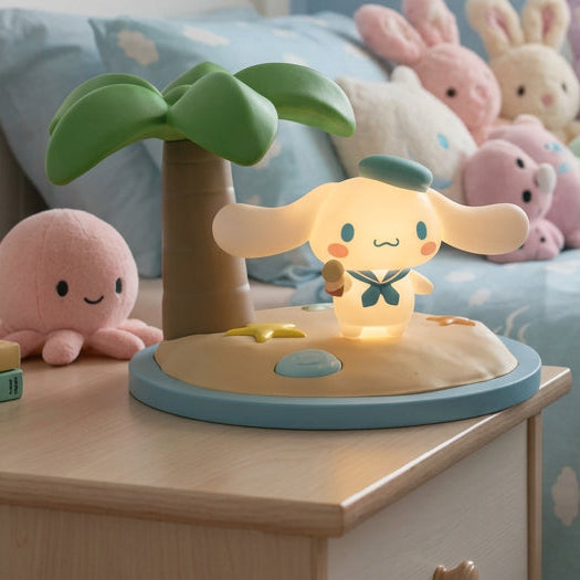 Figurine Sanrio Summer Beach – visuel collection Cinnamoroll et Kuromi