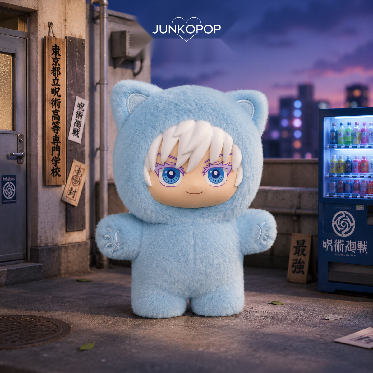 Peluche Jujutsu Kaisen x EAKI Cat Ear – Boîte Mystère Officielle JJK