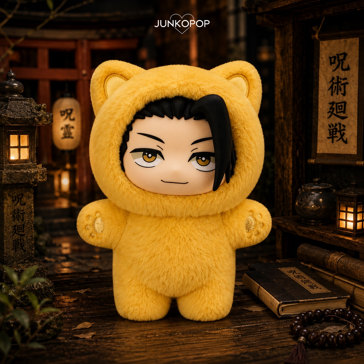 Peluche Jujutsu Kaisen x EAKI Cat Ear – Boîte Mystère Officielle JJK