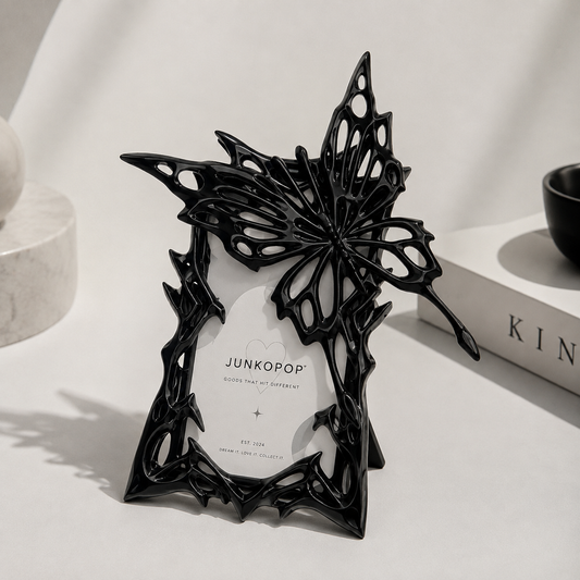 Étui photocard papillon noir