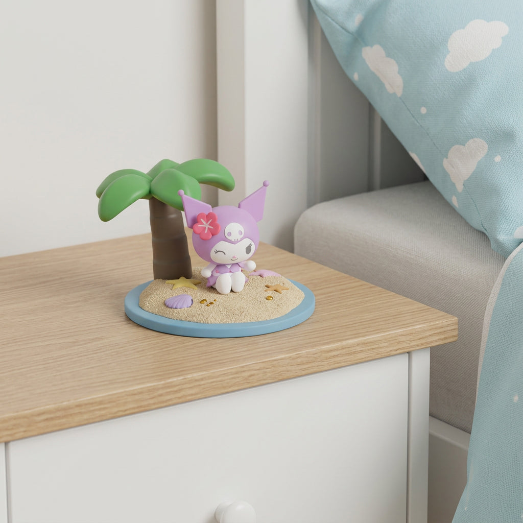 Figurine Sanrio Summer Beach – vue de face