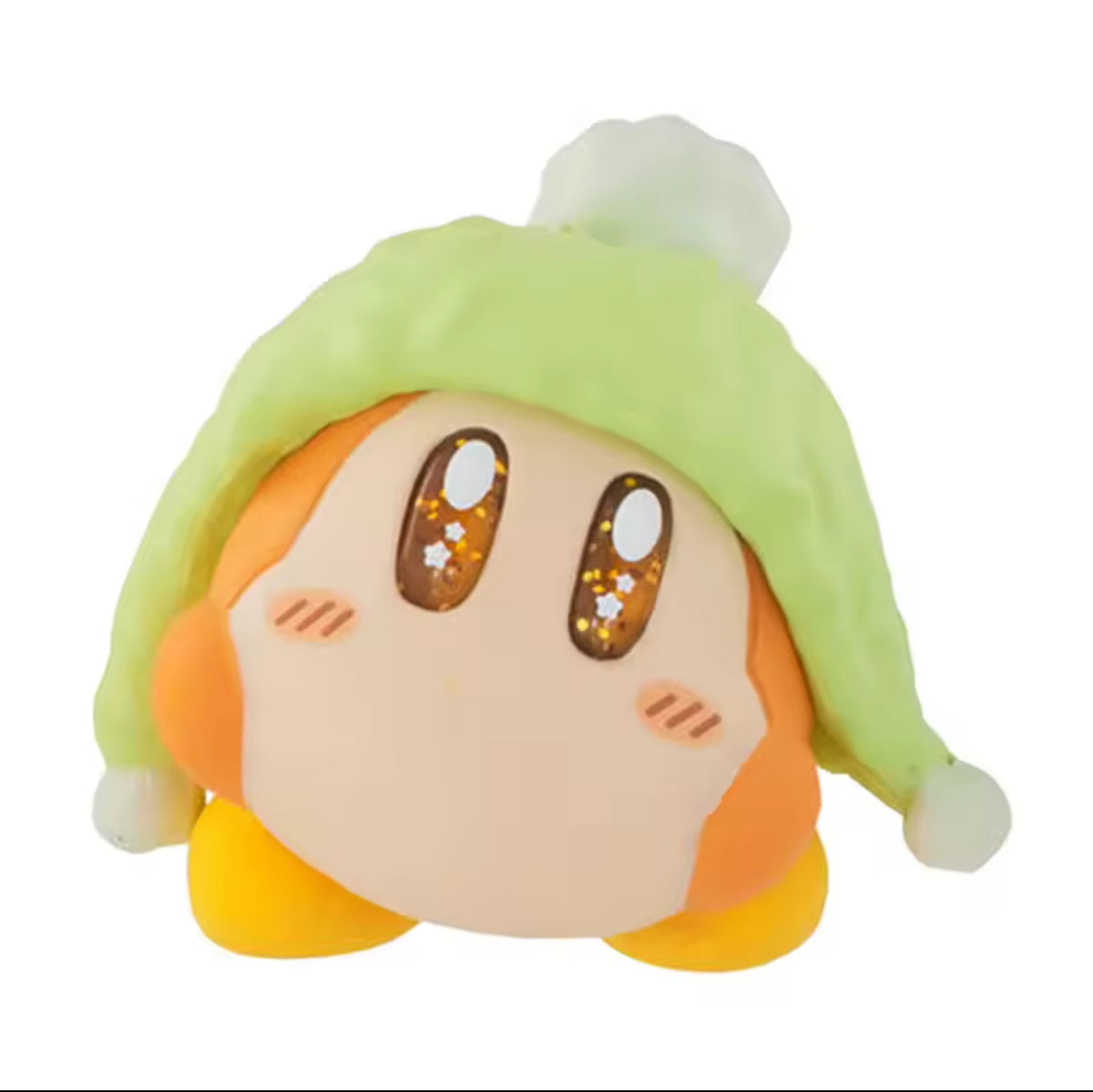 Figurine miniature Bandai gashapon capsule – Kirby assis douillet