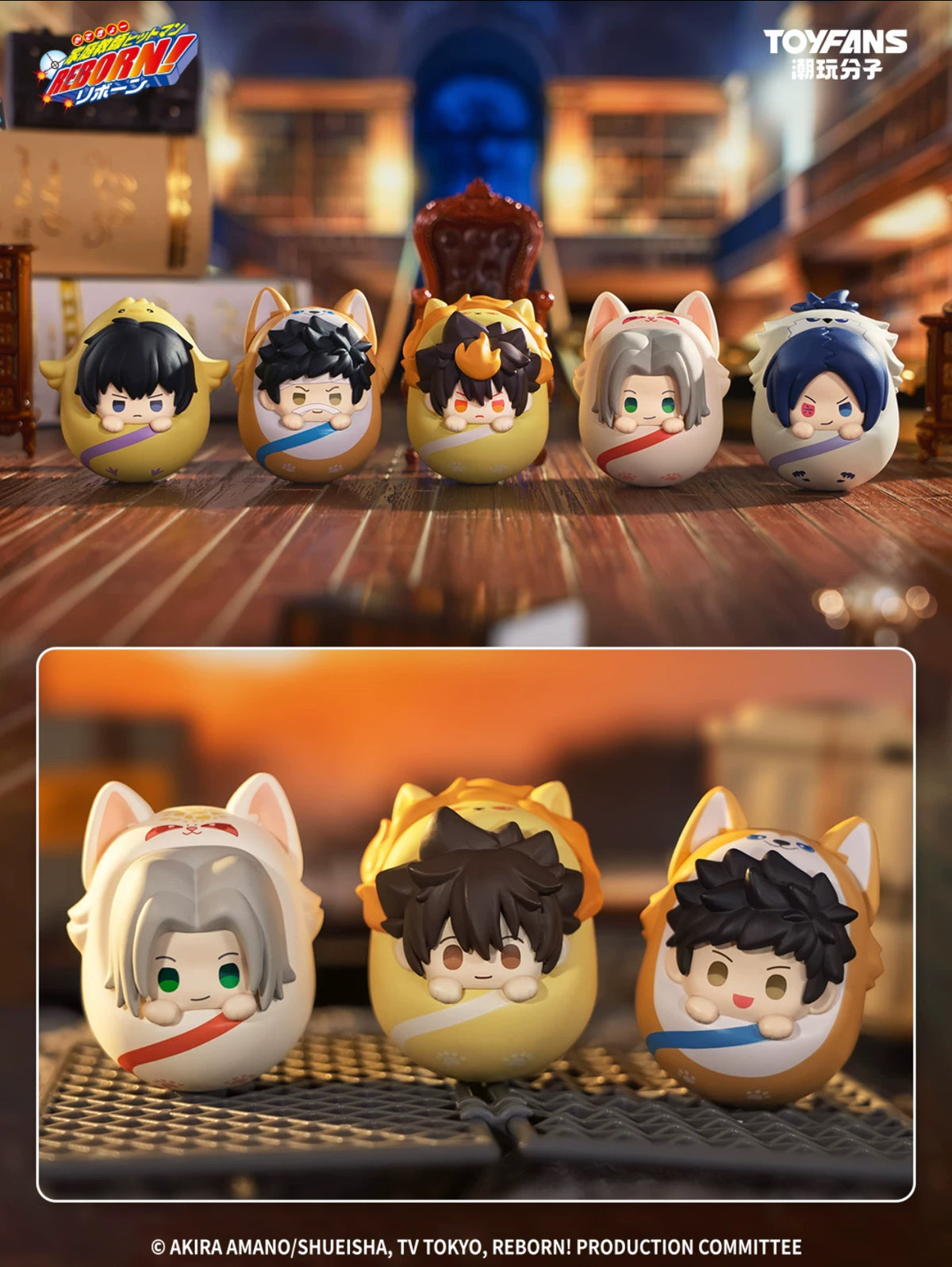 Figurine Roly-Poly Hitman Reborn! x Toyfans – Série Moe Pet