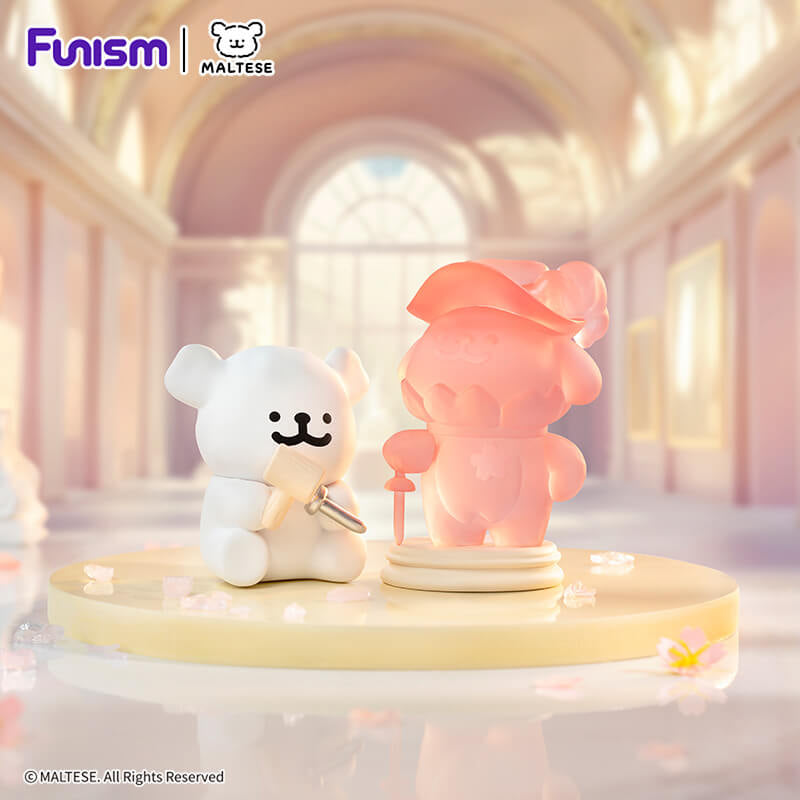 Figurine Mystère Maltese Cherry Blossoms – Collection Sakura