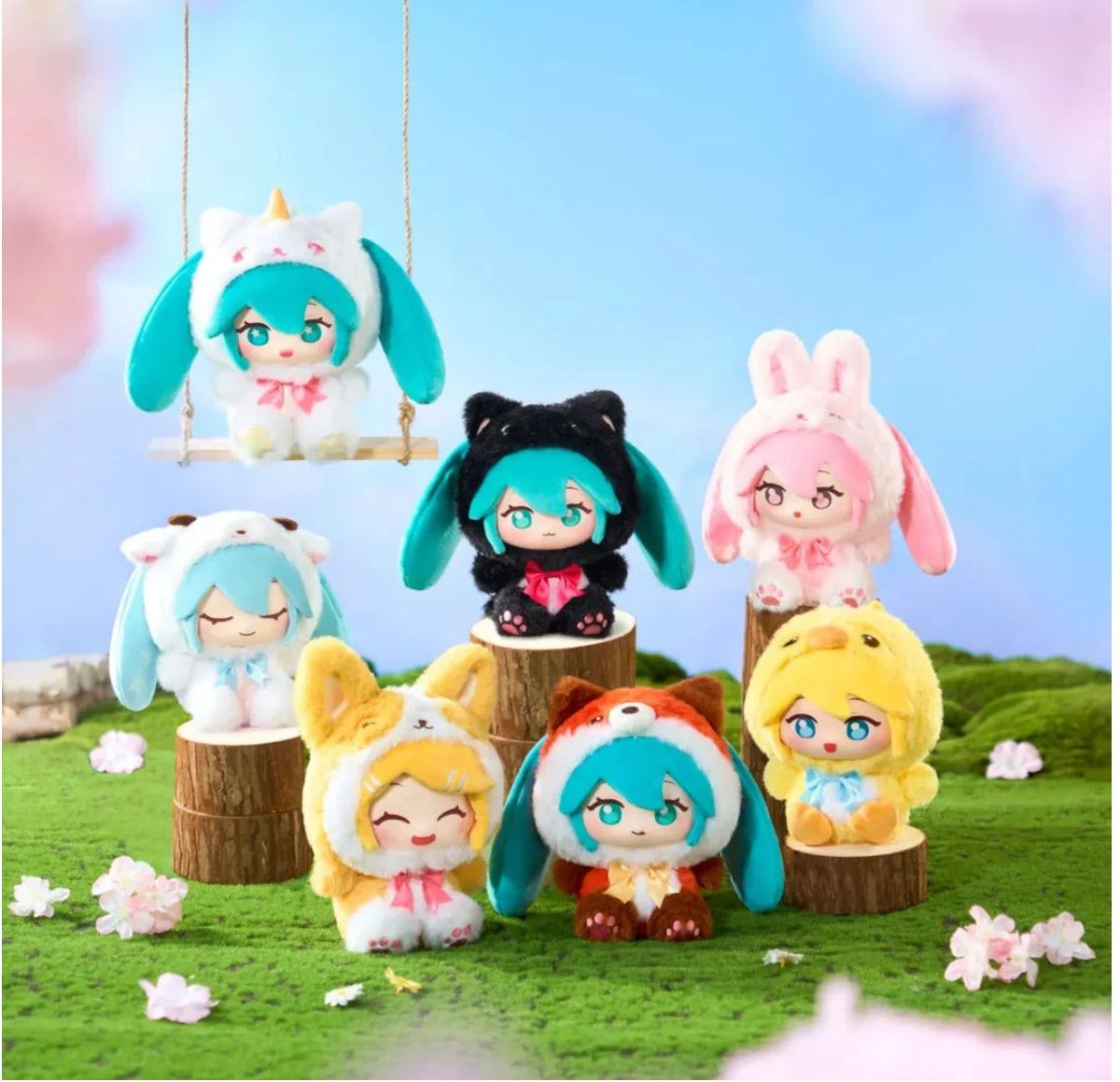 Peluche Blind Box Hatsune Miku – Série Forest Cuties (Vol. 1)