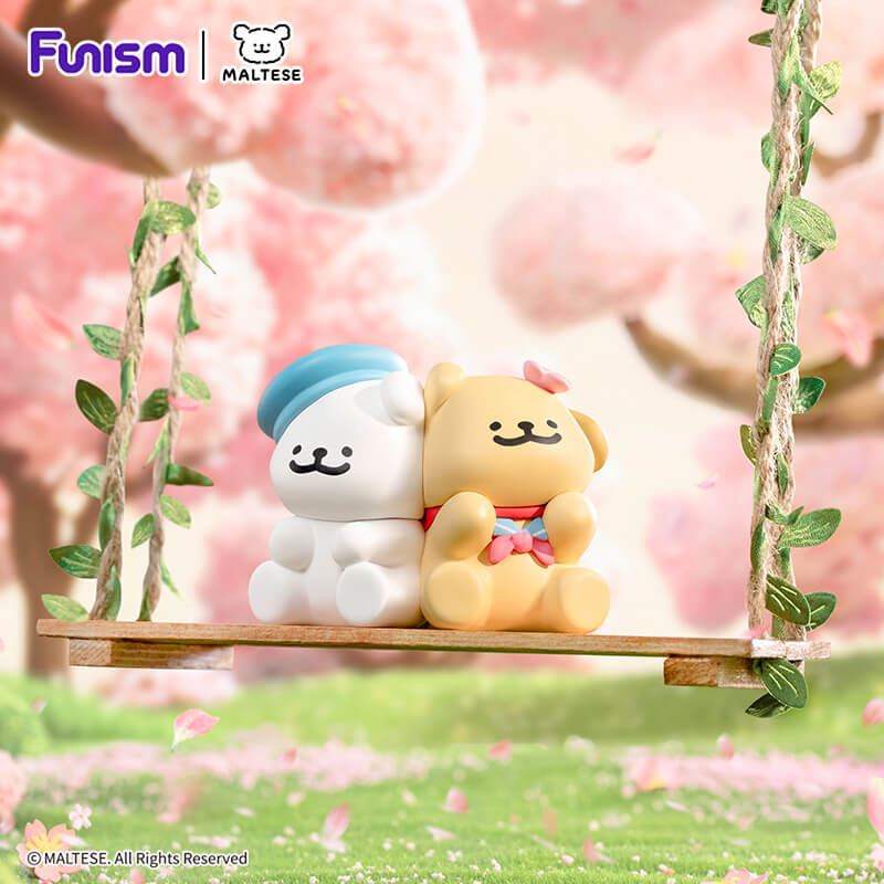 Figurine Mystère Maltese Cherry Blossoms – Collection Sakura