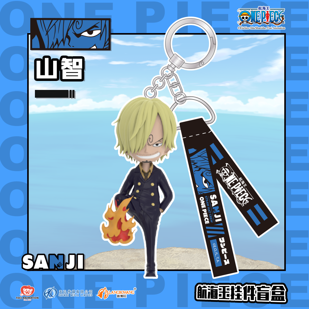 One Piece – porte-clés blind box mugiwara