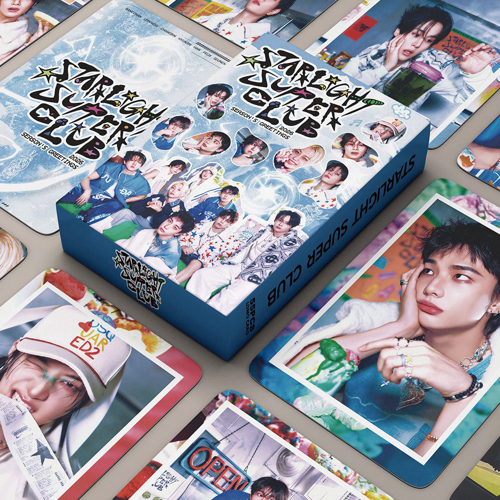 Stray Kids – lot 55 photocards « Starlight Super Club » 2026
