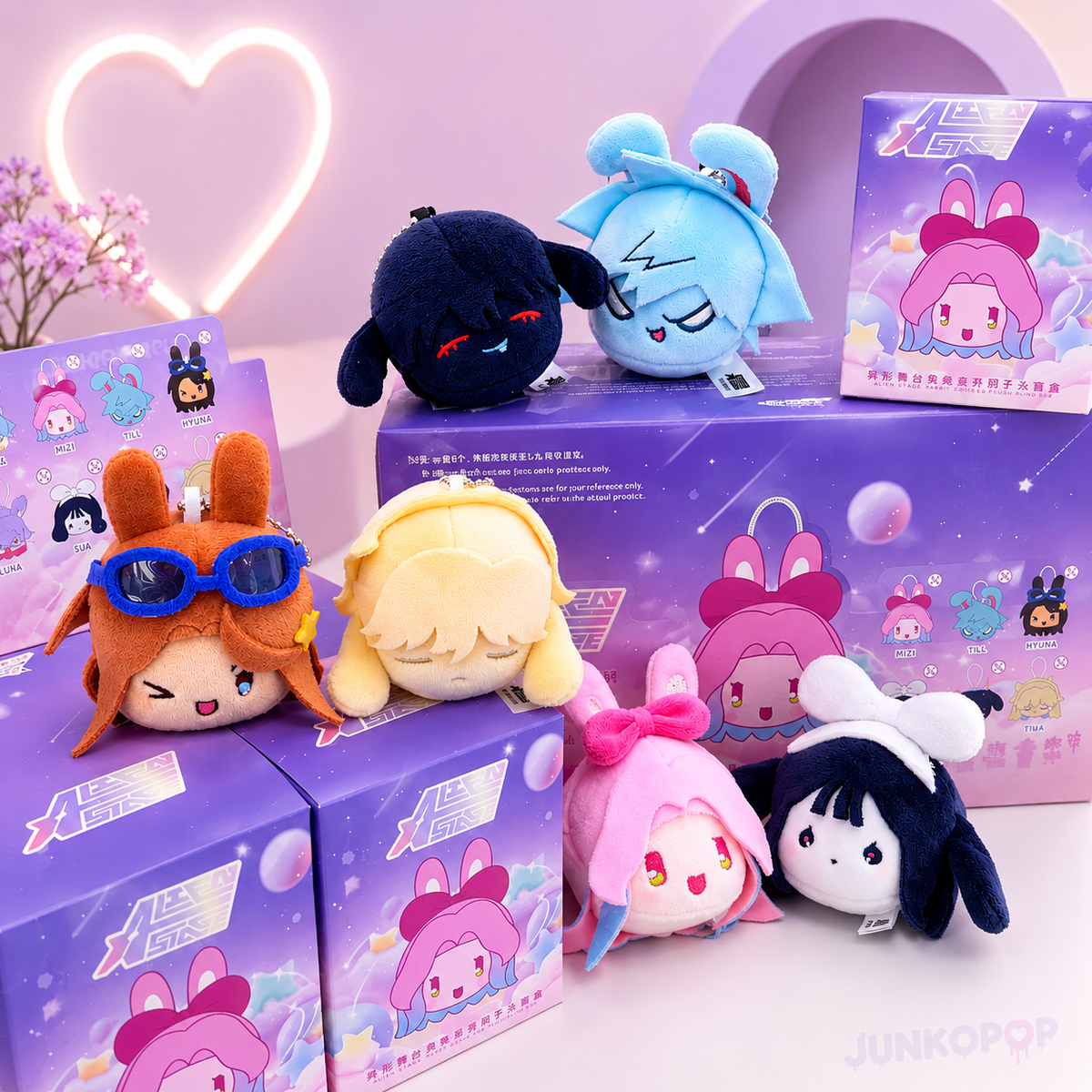 Blind box peluche Alien Stage – série lapin