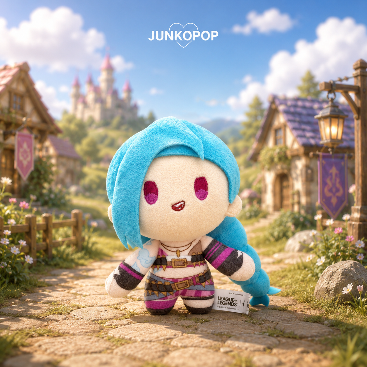 League of Legends – blind box strap peluche magnétique hands in hands