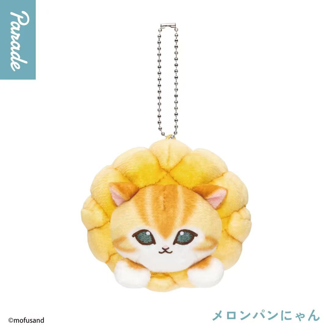 Peluche Porte-Clés Mofusand – Série Pan-Nyan (Bread Cat)