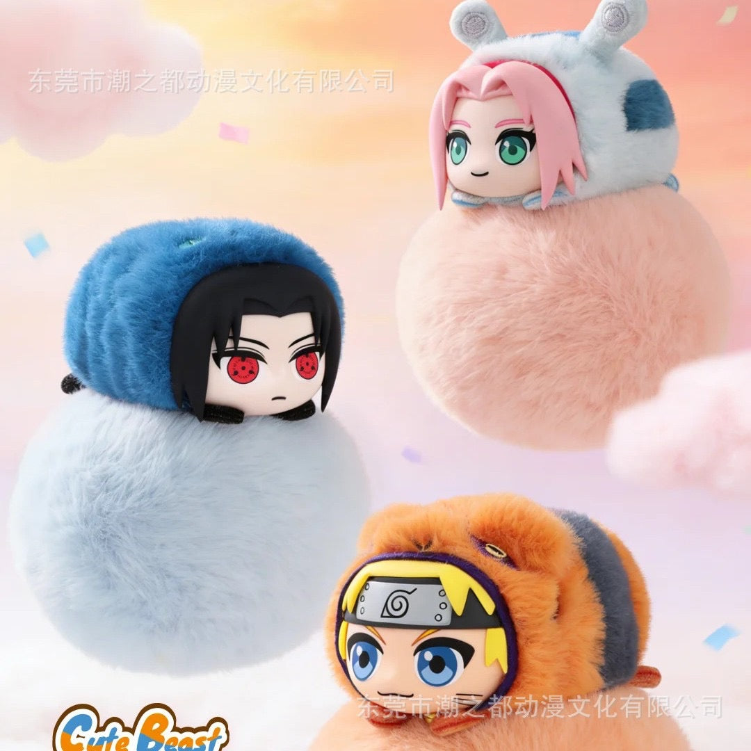 EAKI – Naruto Shippuden « Cute Beast lying Party » blind box peluche