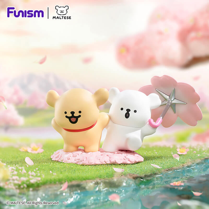 Figurine Mystère Maltese Cherry Blossoms – Collection Sakura