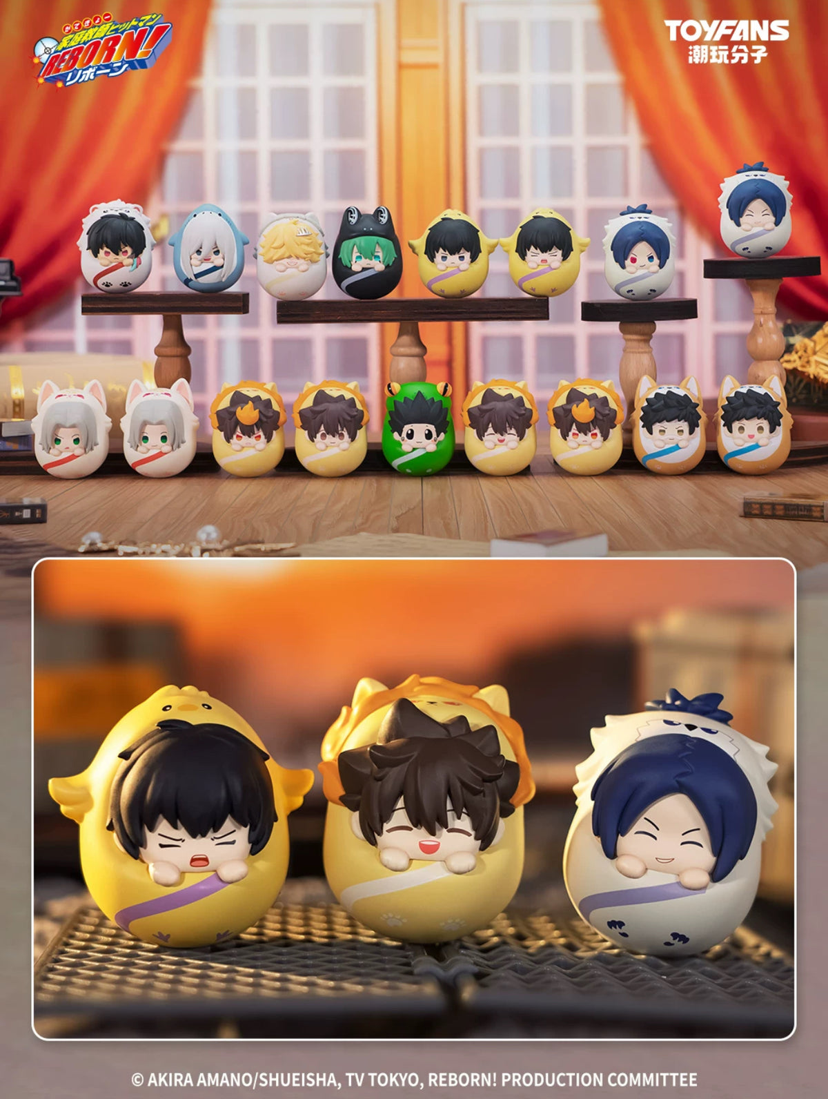 Figurine Roly-Poly Hitman Reborn! x Toyfans – Série Moe Pet
