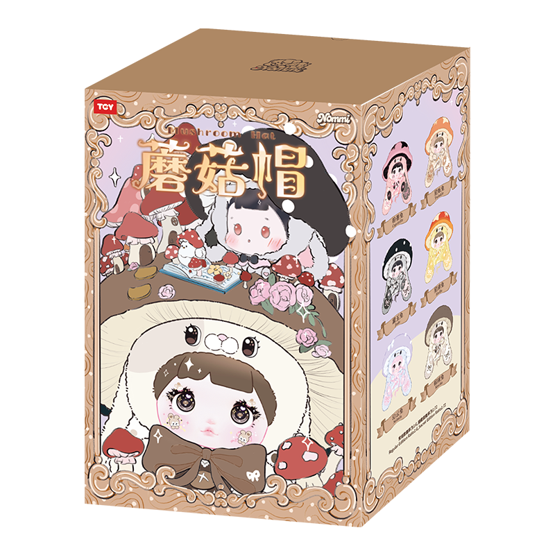 Nommi champignon 400% blind box peluche