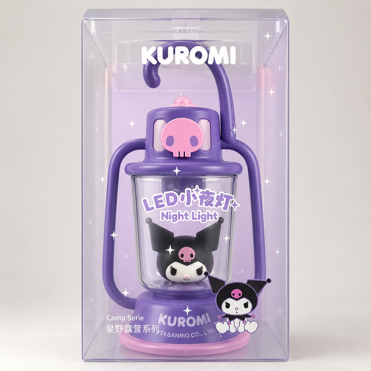 MINISO – Sanrio veilleuse LED Kuromi « Starry Camping »