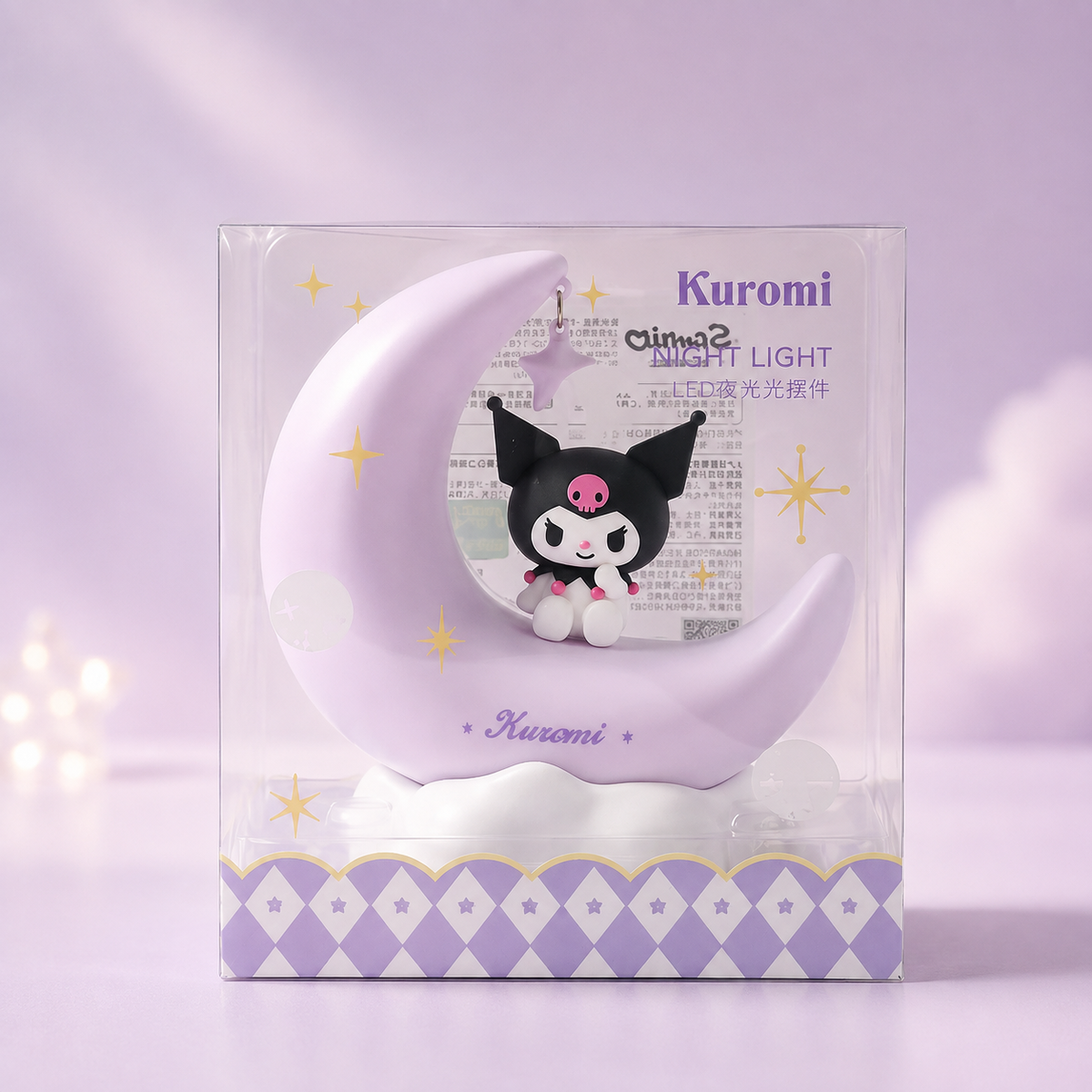 MINISO – Sanrio veilleuse LED Kuromi « Crescent Sweet Dream »