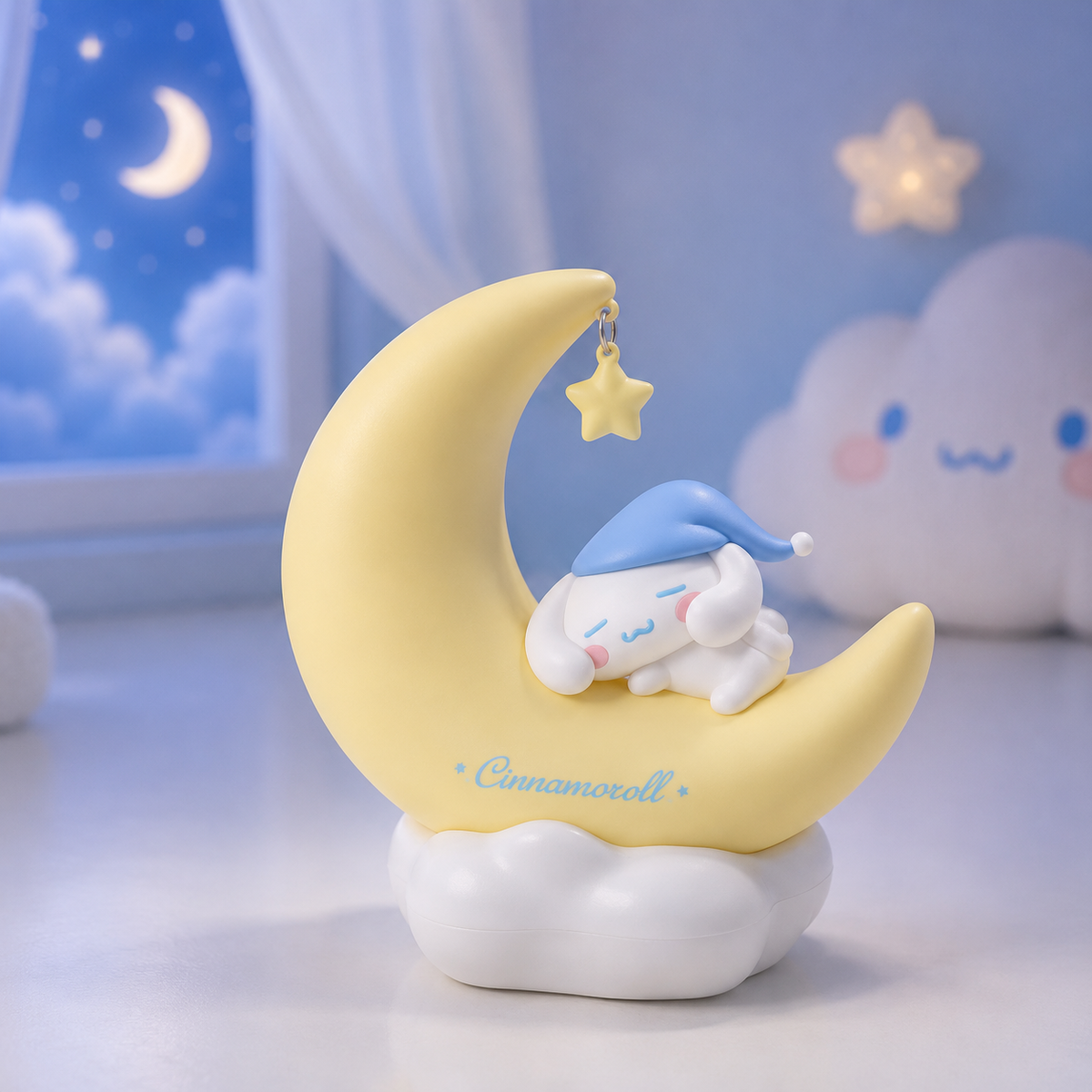 MINISO – Sanrio veilleuse LED Cinnamoroll « Crescent Sweet Dream »