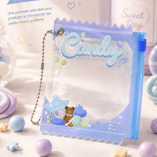 Pochette badges/goods « Candy »porte clé ita-bag