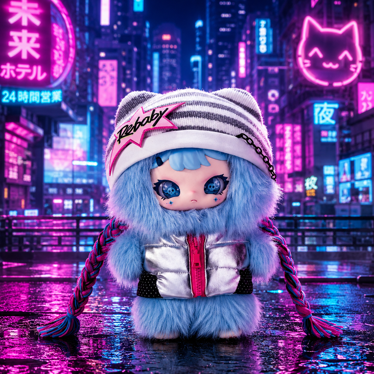 Blind box peluche grand format anime kawai idée cadeau 
