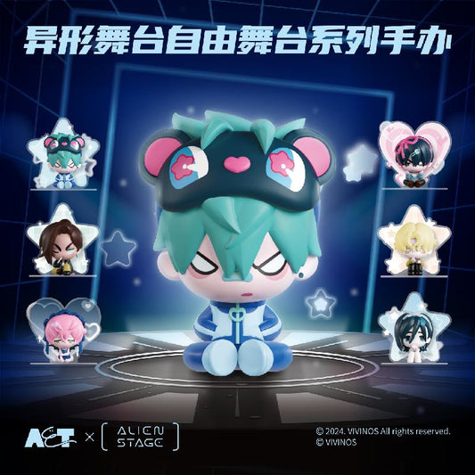 Blind box peluche Alien Stage Freedom Stage – visuel de la collection complète