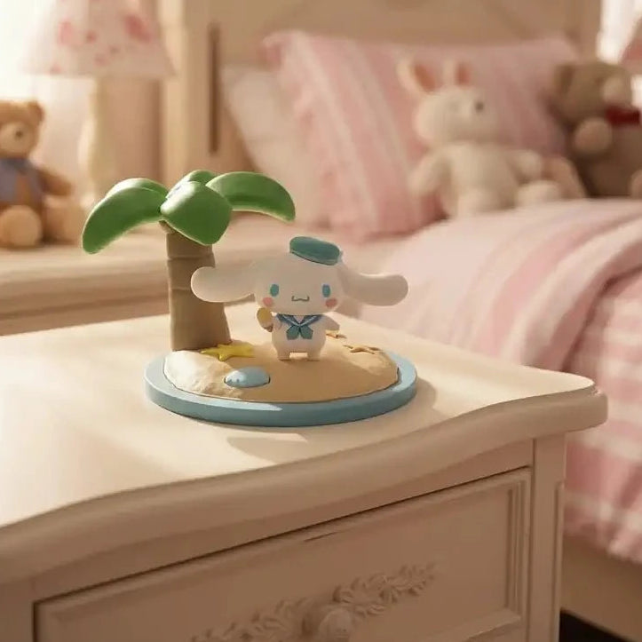 Figurine Sanrio Summer Beach – détail accessoires plage