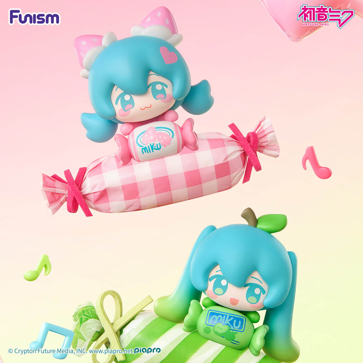 Figurine blind box Hatsune Miku Fruit Candy Q Face – personnage 4