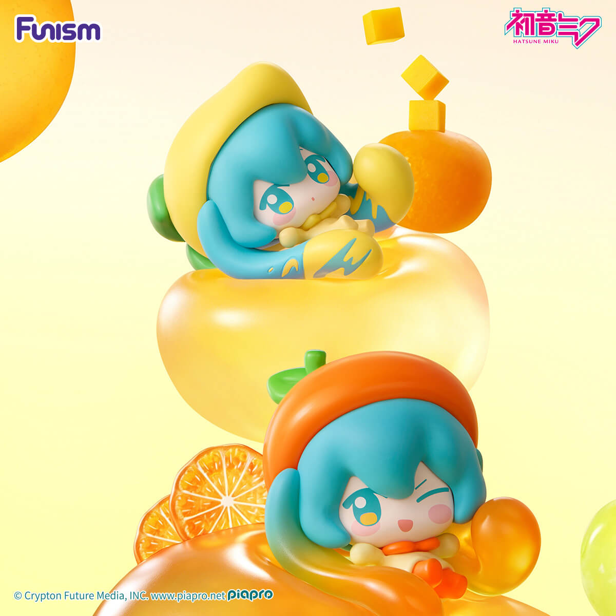 Figurine blind box Hatsune Miku Fruit Candy Q Face – personnage 6